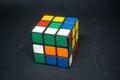 Rubik`s cube that is a toy for leisure or competition