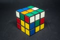 Rubik`s cube that is a toy for leisure or competition