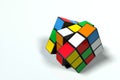 Rubik`s Cubes, shuffled and rotated, ultra high resolution Royalty Free Stock Photo