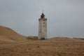 Rubjerg Knude Fyr lighthouse, Rubjerg,Denmark Royalty Free Stock Photo