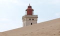 Rubjerg Knude Lighthouse, Denmark, that was put out of action because of the sandstorms, is now