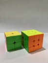 2 rubric cube Royalty Free Stock Photo