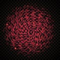 Ruby Confetti Background 1