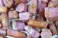 Ruby Corundum Lot Royalty Free Stock Photo