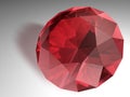 Ruby gemstone Royalty Free Stock Photo
