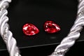Ruby Gemstone Beauty shot gemstone natural Royalty Free Stock Photo