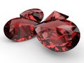 Ruby gemstones