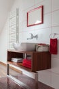 Ruby house - contemporary wash basin Royalty Free Stock Photo