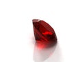 Ruby isolated on white background Royalty Free Stock Photo