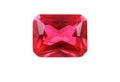 ruby mineral isolated