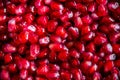 Ruby pomegranate grains as a background