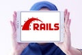 Ruby on Rails web application framework logo