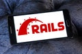 Ruby on Rails web application framework logo