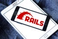 Ruby on Rails web application framework logo
