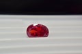 Ruby Is red gem Beautiful by nature For making expensive Royalty Free Stock Photo