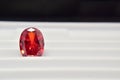 Ruby Is red gem Beautiful by nature For making expensive Royalty Free Stock Photo