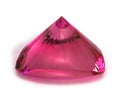 Ruby or Rhodolite gemstone Royalty Free Stock Photo