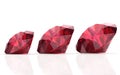 Ruby or Rodolite gemstone Royalty Free Stock Photo