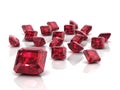 Ruby or Rodolite gemstone Royalty Free Stock Photo