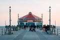 Ruby`s Diner, on the pier in Huntington Beach, Orange County, California