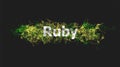 Ruby technology for website design Royalty Free Stock Photo