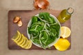 Rucola salad leaves Royalty Free Stock Photo