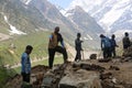 Labor working in Kedarnath reconstruction project.