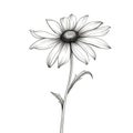 rudbeckia Black eyed Susan flower ai generated