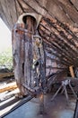 Rudder on old Boat