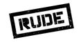 Rude rubber stamp Royalty Free Stock Photo