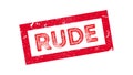 Rude rubber stamp Royalty Free Stock Photo