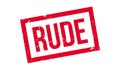 Rude rubber stamp Royalty Free Stock Photo