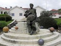 Ruder Boskovic monument in Ravno