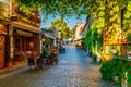 RUDESHEIM AM RHEIN, GERMANY, AUGUST 16, 2018: City center of Rudesheim am Rhein in Germany Royalty Free Stock Photo