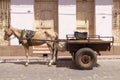 A rudimentary horse cart, Trinidad, Cuba Royalty Free Stock Photo