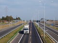 Rudnik interchange of S17 expressway Royalty Free Stock Photo