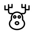 Rudolf icon or logo isolated sign symbol vector illustration