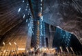 Rudolf mine in Salina Turda salt mine in Turda city, Romania