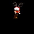 Christmas time with Rudolf the red nose reindeer Royalty Free Stock Photo