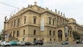 The Rudolfinum is a building in Prague, Czech Republic. It is designed in the neo-renaissance style and is situated on Jan Palach Royalty Free Stock Photo