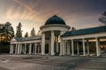 Rudolfuv pramen colonnade in Marianske Lazne in Czech republic