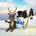 Rudolph and Frosty