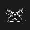 Sketch icon in black - Rudolph