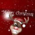 Rudolph Red Nose Happy Christmas