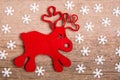 Rudolph reindeer christmas card