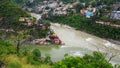 Rudraprayag is the confluence of river mandakini and alakananda.
