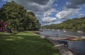 Rudyard Lake, England - a sunny day. Royalty Free Stock Photo