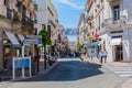 Rue d`Antibes in Cannes, France