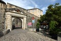 Porte sur la Rue du Donjon, Corte, Corse, France