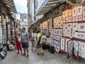 Rue du Tresor or artist alley in Old Quebec City